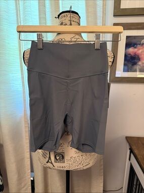 VSX Women's Gray High-Rise Bike Shorts